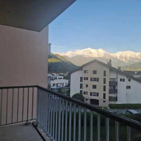Chaleureux Avec Vue Montagne Montblanc 아파트 *